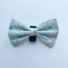 Dog Bow Tie | Ice Cream Design Bow Tie For Dog Collars | Blue Summer Scoops Haus of Woof UK Puppy Accessories
