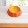 Ceramic Juicy Orange Fruit Bowl for Pets | Anti-Spill Small Pet Food Dish | Cute Fruit-Shaped Pet Supplies