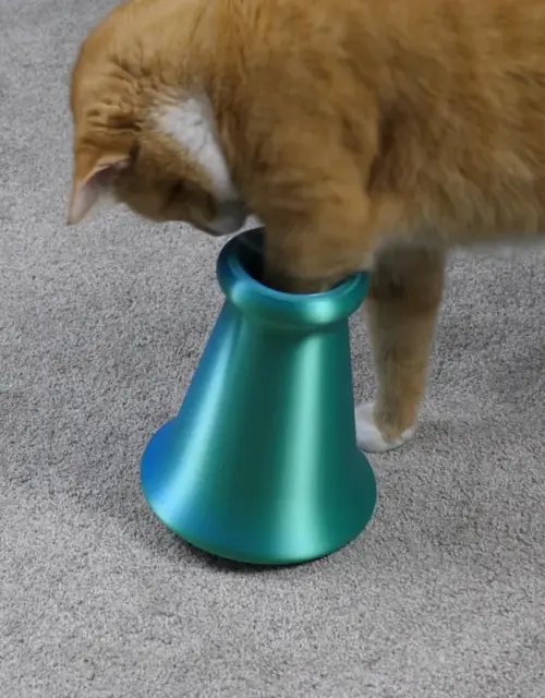 Cat Puzzle Toy Treat Dispenser Food Interactive Feeder Hole Challenge Puzzles for Indoor Cats Kitten Gifts