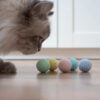 Catnip Ball cat toy, Pastel balls, catnip cat toy, set of cat toys, cute cat toy, toy with catnip, toys for cats, best cat toy, valerian toy